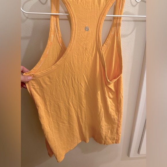 Lululemon orange running workout tank top - Picture 4 of 5